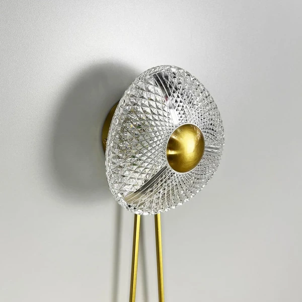 Настінний світильник (бра) Line.F W075 7Вт 3000–4500–6000K латунний 4009_7375 - Фото 7