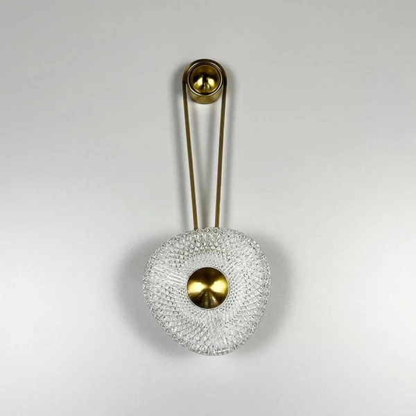 Настінний світильник (бра) Line.F W075 7Вт 3000–4500–6000K латунний 4009_7375 - Фото 3