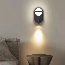 Line.F 4,5Вт 3000–4500–6000K чорний 4088_7455. Бра