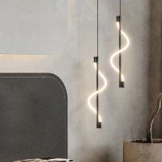 Line.F W 209 9Вт 4000K чорний 4269_7637. Світильник підвісний