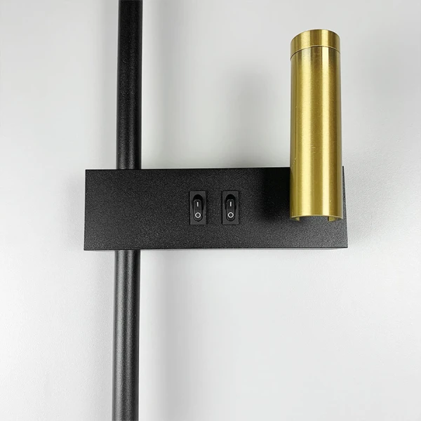 Лінійне бра Line.F WB 10/2 9Вт 4000K чорний 2996_6172 - Фото 3