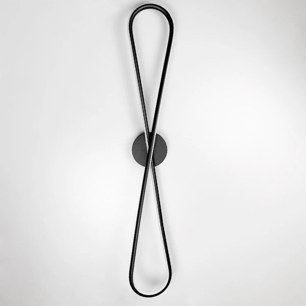 Настінний світильник (бра) Line.F 21Вт 4000K чорний 2611_5698 - Фото 6