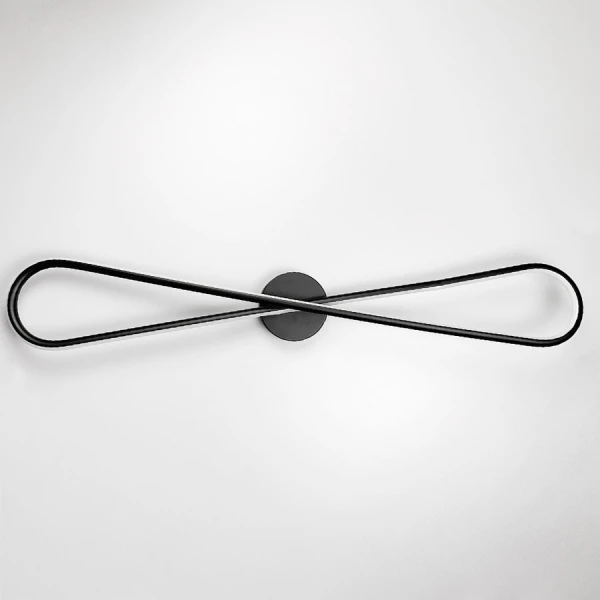 Настінний світильник (бра) Line.F 21Вт 4000K чорний 2611_5698 - Фото 5