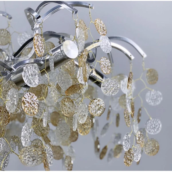 Настінний світильник (бра) Line.F Y 09 CH G9 сірий (хром) 681_951 - Фото 2