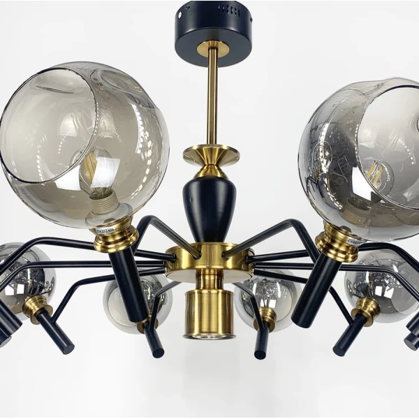 Люстра класична Line.F GU10 чорний 1596_2417 - Фото 7