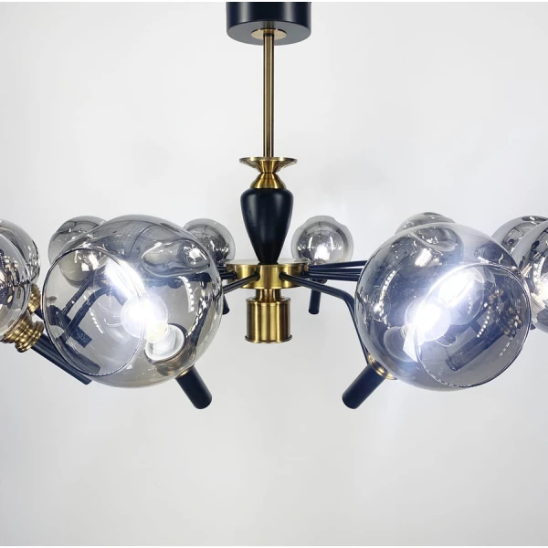 Люстра класична Line.F GU10 чорний 1596_2417 - Фото 5