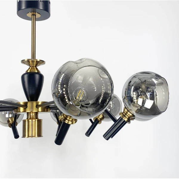 Люстра класична Line.F GU10 чорний 1596_2417 - Фото 4