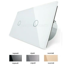 Вимикач сенсорний 1+1 VL-C701/C701 Livolo