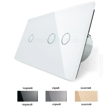 Вимикач сенсорний 1+2 VL-C701/C702 Livolo