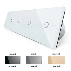 Вимикач сенсорний 1+1+1+1 VL-C704 Livolo