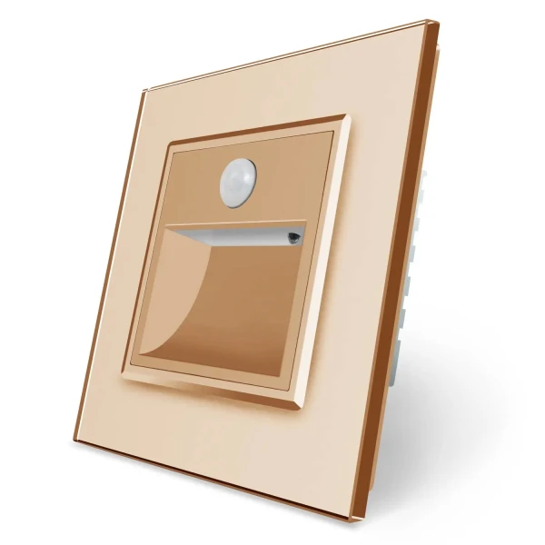 Підсвітка сходів з датчиком руху (золото, скло) 722800513 Livolo - Фото 7