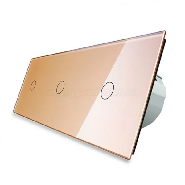 Сенсорний димер на 3 канали 1+1+1 VL-C703D Livolo - Фото 7