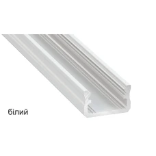 LUMINES тип A 16*9,28 (мм). Накладний алюмінієвий  профіль для LED стрічок, з розсіювачем. (Ціна за 1 м.п.)