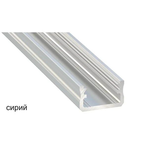 Алюмінієвий накладний профіль тип A для LED стрічок, з розсіювачем LUMINES. (Ціна за 1 м.п.) - Фото 5