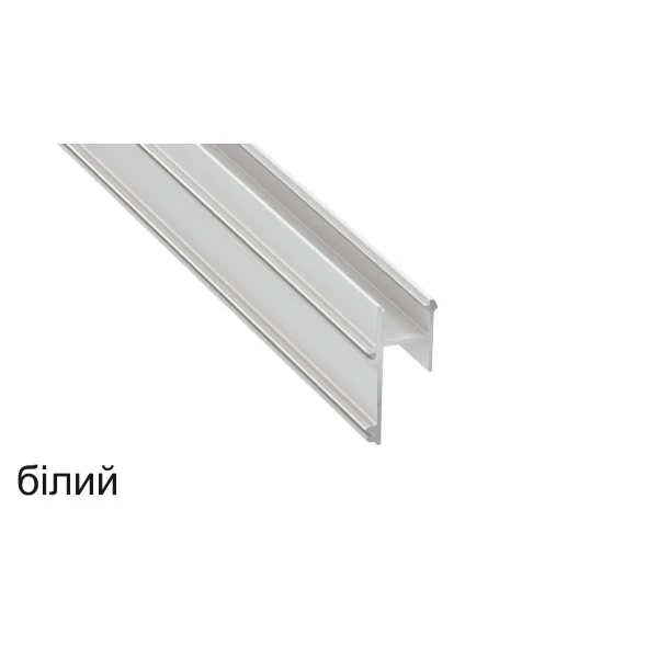 Алюмінієвий профіль тип APA12 для LED стрічок, з розсіювачем LUMINES. (Ціна за 1 м.п.) - Фото 1