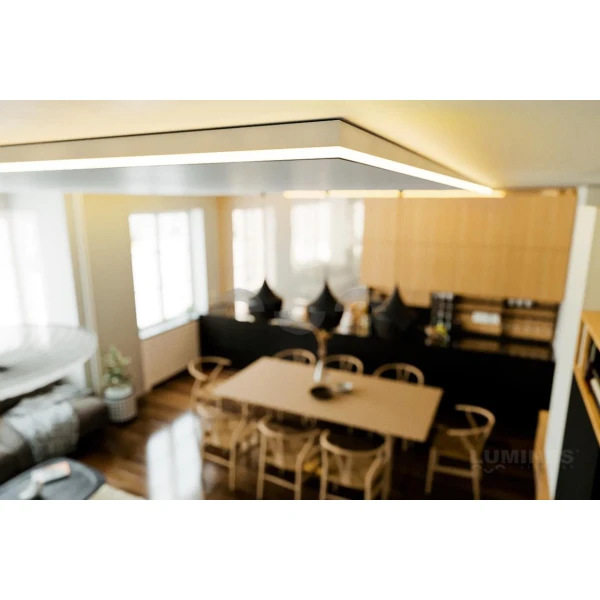 Алюмінієвий профіль тип APA16 для LED стрічок, з розсіювачем LUMINES. (Ціна за 1 м.п.) - Фото 6