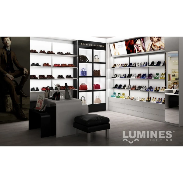 Алюмінієвий врізний профіль тип B для LED стрічок, з розсіювачем LUMINES. (Ціна за 1 м.п.) - Фото 7