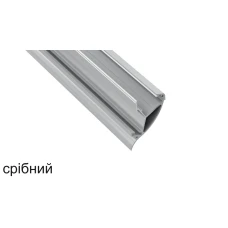 LUMINES тип CONVA 40,7*63,7 (мм). Накладний алюмінієвий профіль для LED стрічок, з розсіювачем. (Ціна за 1 м.п.)