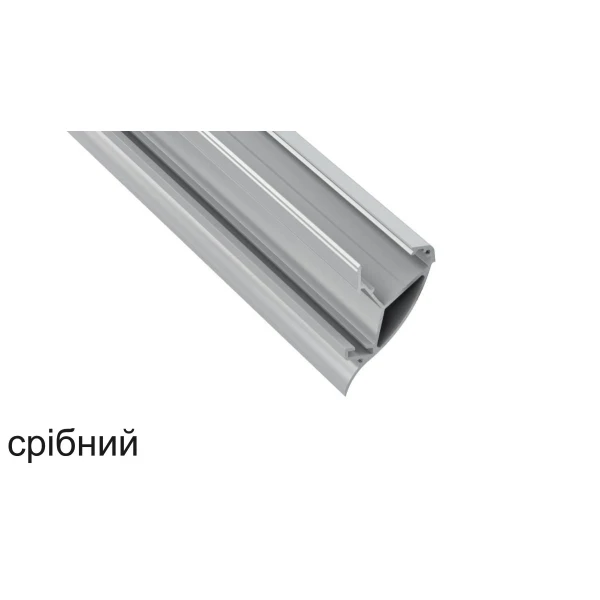 Алюмінієвий накладний профіль тип CONVA для LED стрічок, з розсіювачем LUMINES. (Ціна за 1 м.п.) - Фото 1