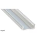 Алюмінієвий накладний профіль тип D для LED стрічок, з розсіювачем LUMINES. (Ціна за 1 м.п.)