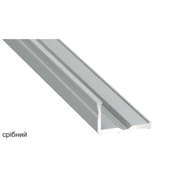 Алюмінієвий кутовий профіль тип E для LED стрічок LUMINES. (Ціна за 1 м.п.) - Фото 2