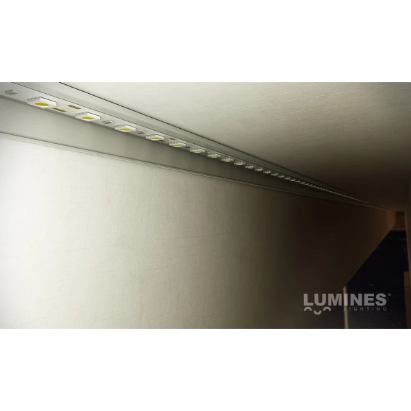 Алюмінієвий кутовий профіль тип F для LED стрічок LUMINES. (Ціна за 1 м.п.) - Фото 5