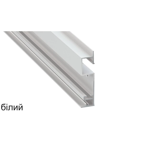 Алюмінієвий врізний профіль тип FLARO для LED стрічок, з розсіювачем LUMINES. (Ціна за 1 м.п.) - Фото 2