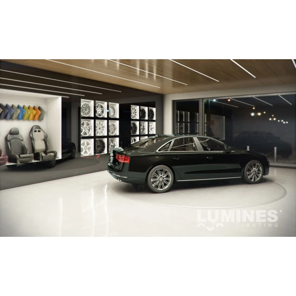 Алюмінієвий врізний профіль тип G для LED стрічок, з розсіювачем LUMINES. (Ціна за 1 м.п.) - Фото 7