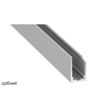 LUMINES тип I6 16,7*32,5 (мм). Накладний алюмінієвий профіль для LED стрічок. (Ціна за 1 м.п.)