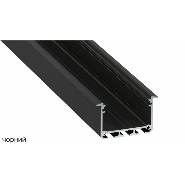 Алюмінієвий врізний профіль тип INSO для LED стрічок, з розсіювачем LUMINES. (Ціна за 1 м.п.) - Фото 3