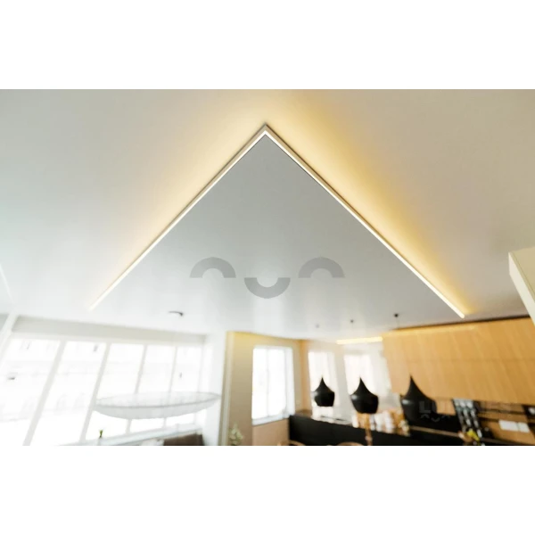 Алюмінієвий профіль тип IPA16 для LED стрічок, з розсіювачем LUMINES. (Ціна за 1 м.п.) - Фото 7