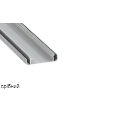 LUMINES тип LARGO M1 88,6*25,5 (мм). Накладний монтажний алюмінієвий  профіль для профілю LARGO. (Ціна за 1 м.п.)