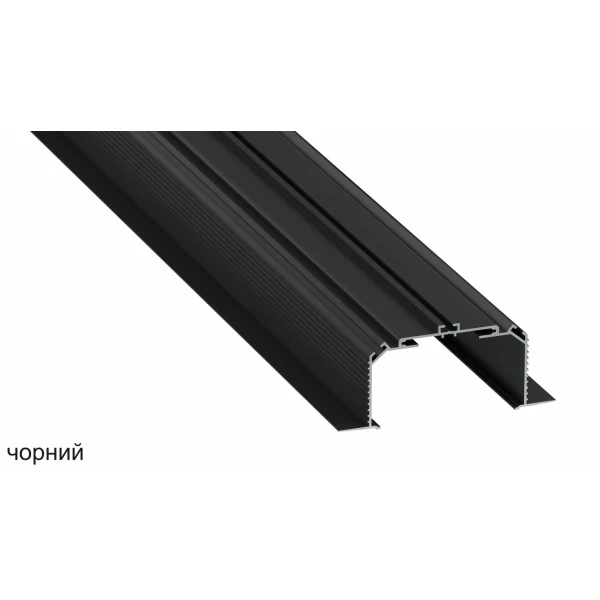 Алюмінієвий монтажний профіль тип LARGO M3 стельовий, LUMINES. (Ціна за 1 м.п.) - Фото 3