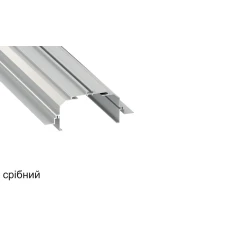 LUMINES тип LARGO M4 154,4*62,9 (мм). Врізний стельовий монтажний алюмінієвий профіль. (Ціна за 1 м.п.)