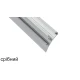 Алюмінієвий накладний профіль тип LOGI для LED стрічок, з розсіювачем LUMINES. (Ціна за 1 м.п.)