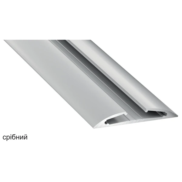 Алюмінієвий накладний профіль тип RETO для LED стрічок, з розсіювачем LUMINES. (Ціна за 1 м.п.) - Фото 4