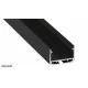 Алюмінієвий накладний профіль тип SILEDA для LED стрічок, з розсіювачем LUMINES. (Ціна за 1 м.п.)
