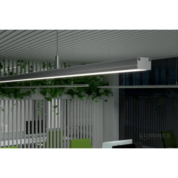 Алюмінієвий накладний профіль тип SILEDA для LED стрічок, з розсіювачем LUMINES. (Ціна за 1 м.п.) - Фото 7