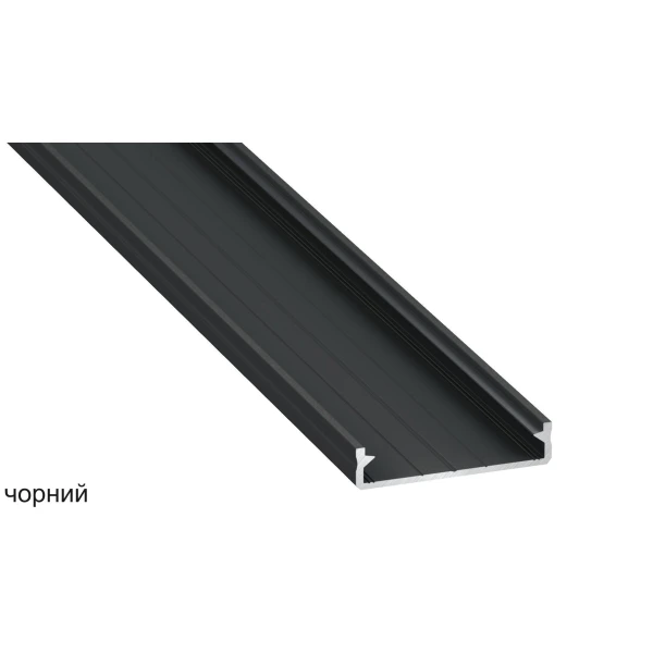 Алюмінієвий накладний профіль тип SOLIS для LED стрічок, з розсіювачем LUMINES. (Ціна за 1 м.п.) - Фото 2