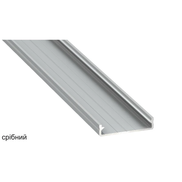 Алюмінієвий накладний профіль тип SOLIS для LED стрічок, з розсіювачем LUMINES. (Ціна за 1 м.п.) - Фото 4