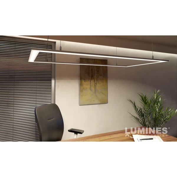 Алюмінієвий накладний профіль тип SOLIS для LED стрічок, з розсіювачем LUMINES. (Ціна за 1 м.п.) - Фото 7