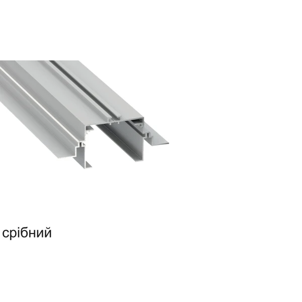 Алюмінієвий монтажний профіль тип TALIA M4 стельовий, LUMINES. (Ціна за 1 м.п.) - Фото 1