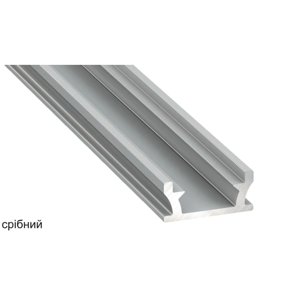Алюмінієвий врізний профіль тип TERRA для LED стрічок, з розсіювачем LUMINES. (Ціна за 1 м.п.) - Фото 2