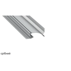 LUMINES тип TOPO 105,4*50 (мм). Міжплитовий конструкційний алюмінієвий профіль для LED стрічок, з розсіювачем. (Ціна за 1 м.п.)