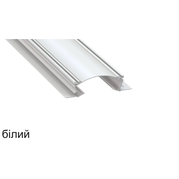 Алюмінієвий профіль тип VEDA для LED стрічок, з розсіювачем LUMINES. (Ціна за 1 м.п.) - Фото 2