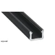 Алюмінієвий накладний профіль тип X для LED стрічок, з розсіювачем LUMINES. (Ціна за 1 м.п.)