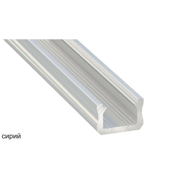 Алюмінієвий накладний профіль тип X для LED стрічок, з розсіювачем LUMINES. (Ціна за 1 м.п.) - Фото 5