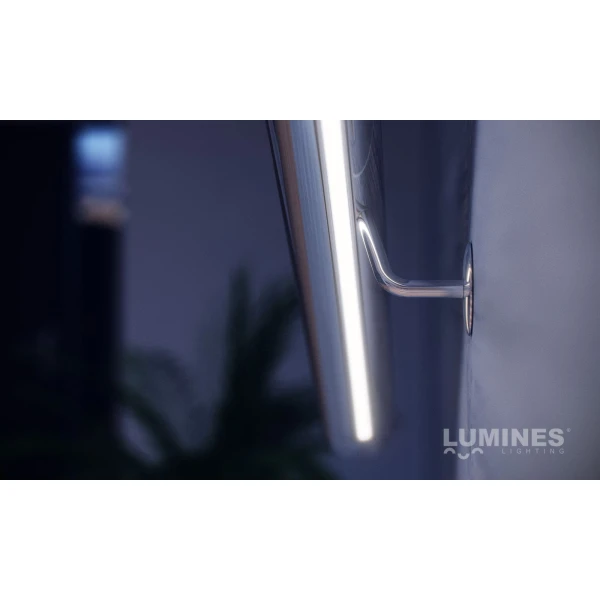 Алюмінієвий накладний профіль тип X для LED стрічок, з розсіювачем LUMINES. (Ціна за 1 м.п.) - Фото 8