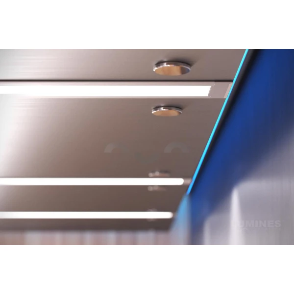 Алюмінієвий врізний профіль тип inDILEDA для LED стрічок, з розсіювачем LUMINES. (Ціна за 1 м.п.) - Фото 6