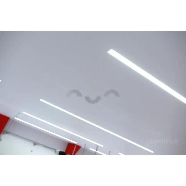 Алюмінієвий врізний профіль тип inLARGO для LED стрічок, з розсіювачем LUMINES. (Ціна за 1 м.п.) - Фото 7